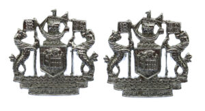 Pair of Port of London Authority Police Collar Badges
