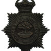 Worcestershire Constabulary (Worcestershire Police) Blackened Brass Helmet Plate - King's Crown