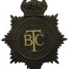 British Transport Commission (B.T.C.) Police Helmet Plate - King's Crown