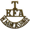 West Lancashire Territorials Royal Field Artillery (T/R.F.A./W.LANCASHIRE) Shoulder Title