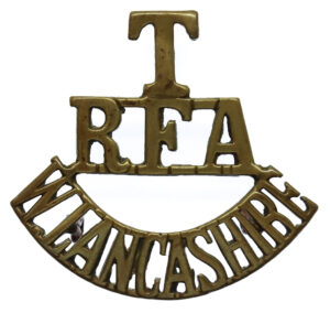 West Lancashire Territorials Royal Field Artillery (T/R.F.A./W.LANCASHIRE) Shoulder Title