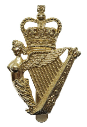 Ulster Defence Regiment (U.D.R.) Anodised (Staybrite) Cap Badge