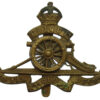 Royal Artillery (Revolving Wheel) Cap Badge - King's Crown