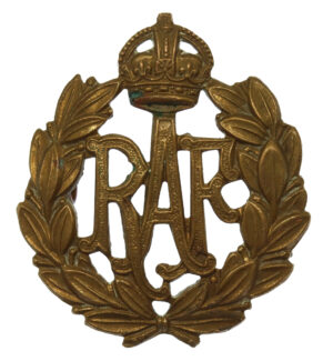 Royal Air Force (R.A.F.) Cap Badge - King's Crown