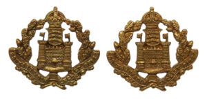 Pair of Essex & Suffolk Cyclist Battalion Collar Badges (c.1908-1911)