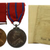 1902 & 1911 Metropolitan Police Coronation Medal Pair - Police Constable C. Bowsher, 'L' Division (Lambeth) Metropolitan Police