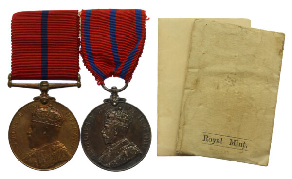 1902 & 1911 Metropolitan Police Coronation Medal Pair - Police Constable C. Bowsher, 'L' Division (Lambeth) Metropolitan Police