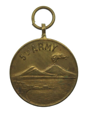 WW2 5th Army Commemorative Medal Naples October 1943