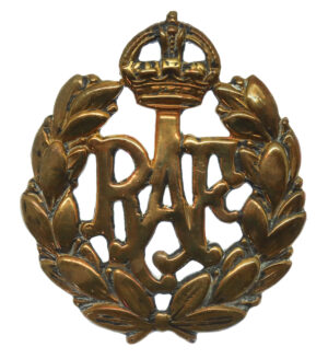 Royal Air Force (R.A.F.) Cap Badge - King's Crown