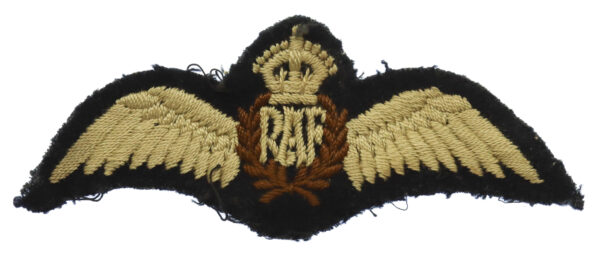 WW2 Royal Air Force (R.A.F.) Cloth Pilots Wings