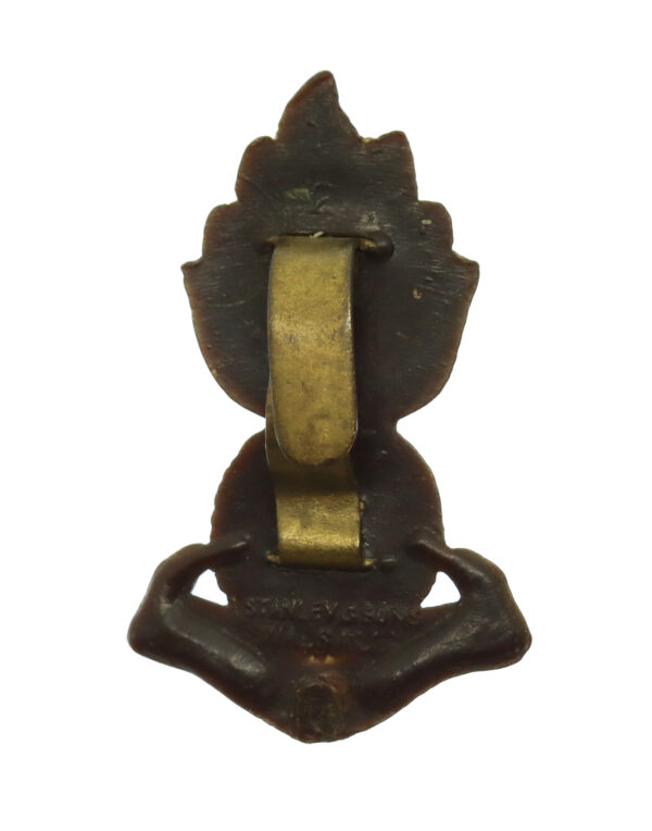 Royal Artillery WW2 Plastic Economy Field Service Cap/Collar Badge