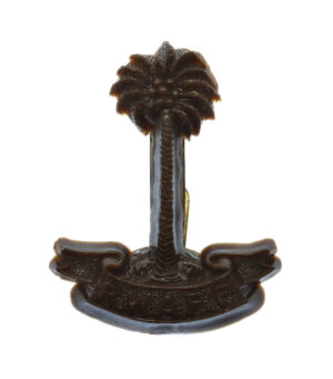 Royal West African Frontier Force (R.W.A.F.F.) WW2 Plastic Economy Cap Badge