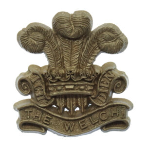 Welch Regiment WW2 Plastic Economy Cap Badge