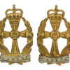 Pair of Queen Alexandra's Royal Army Nursing Corps (Q.A.R.A.N.C.) Officer's Collar Badges - Queen's Crown