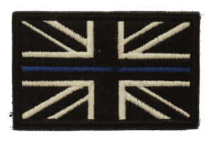 Thin Blue Line Cloth Patch Badge