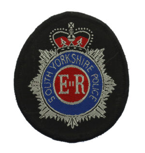 South Yorkshire Police Cloth Beret Badge - Queen's Crown