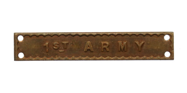 WW2 1st Army Medal Clasp for Africa Star