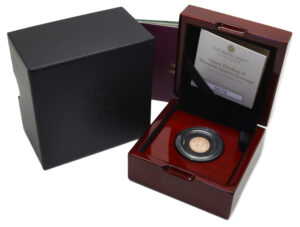 Royal Mint 2022 Queen Elizabeth II Memorial Quarter Sovereign Gold Proof Coin
