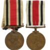 Father & Son Special Constabulary Long Service Medals - Insp. Ezra Duckering & Arthur E. Duckering