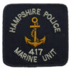 Hampshire Police Marine Unit Cloth Patch Badge