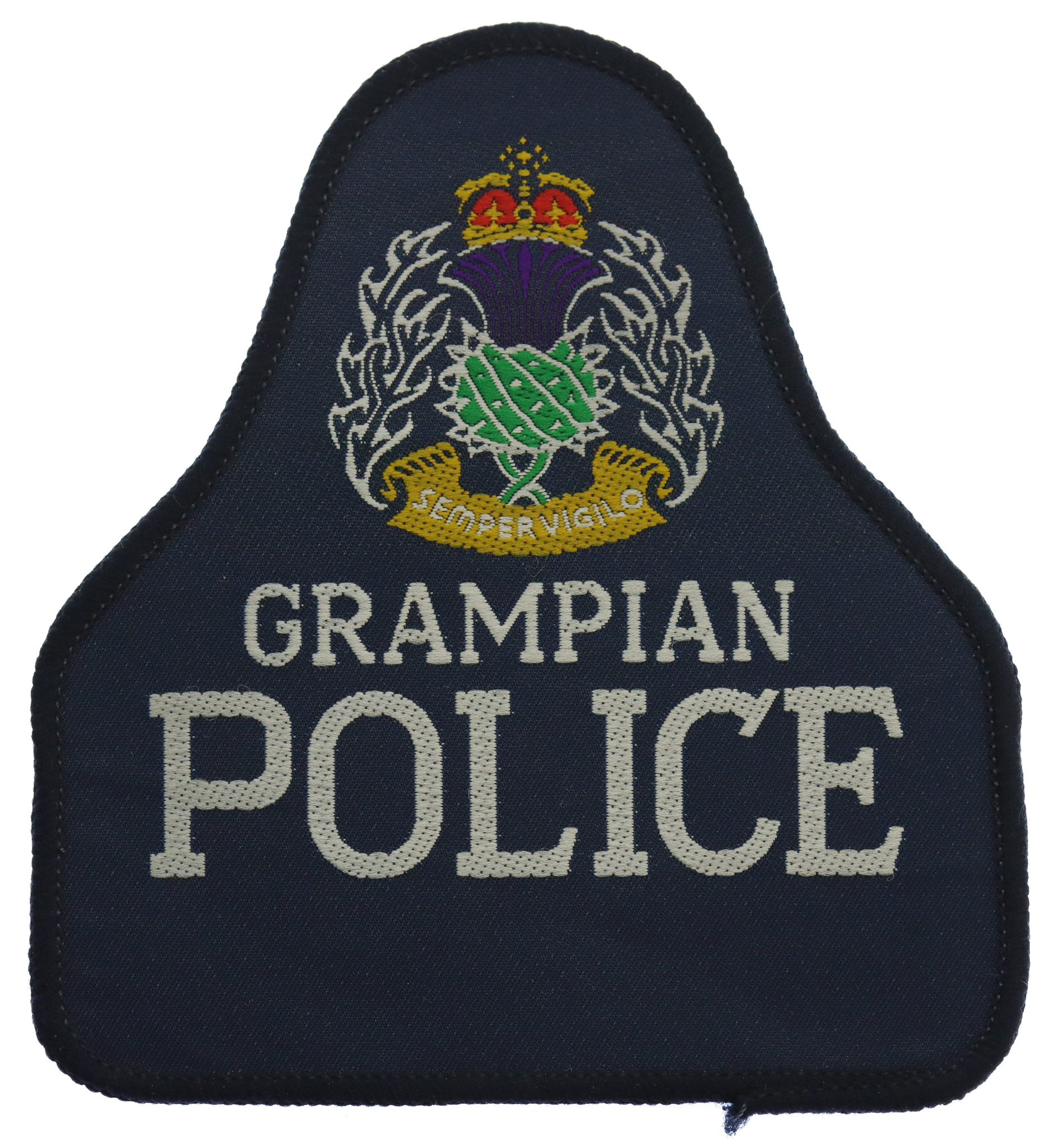 Grampian Police Cloth Bell Patch Badge