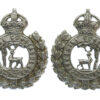 Pair of Berkshire Constabulary Collar Badges - King's Crown