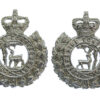 Pair of Berkshire Constabulary Collar Badges - Queen's Crown