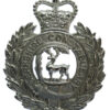 Berkshire Constabulary Chrome Wreath Helmet Plate - Queen's Crown