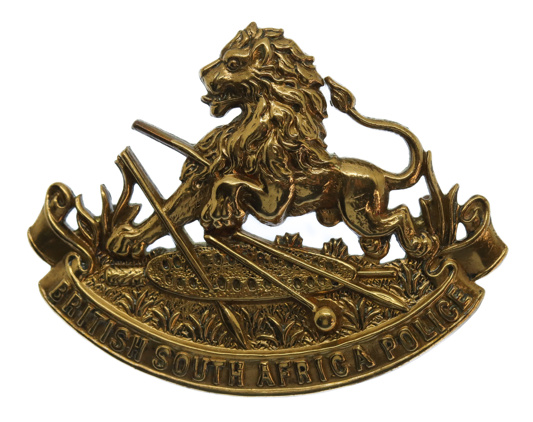 Rhodesia British South African Police Slouch Hat Badge (c.1898-1949)
