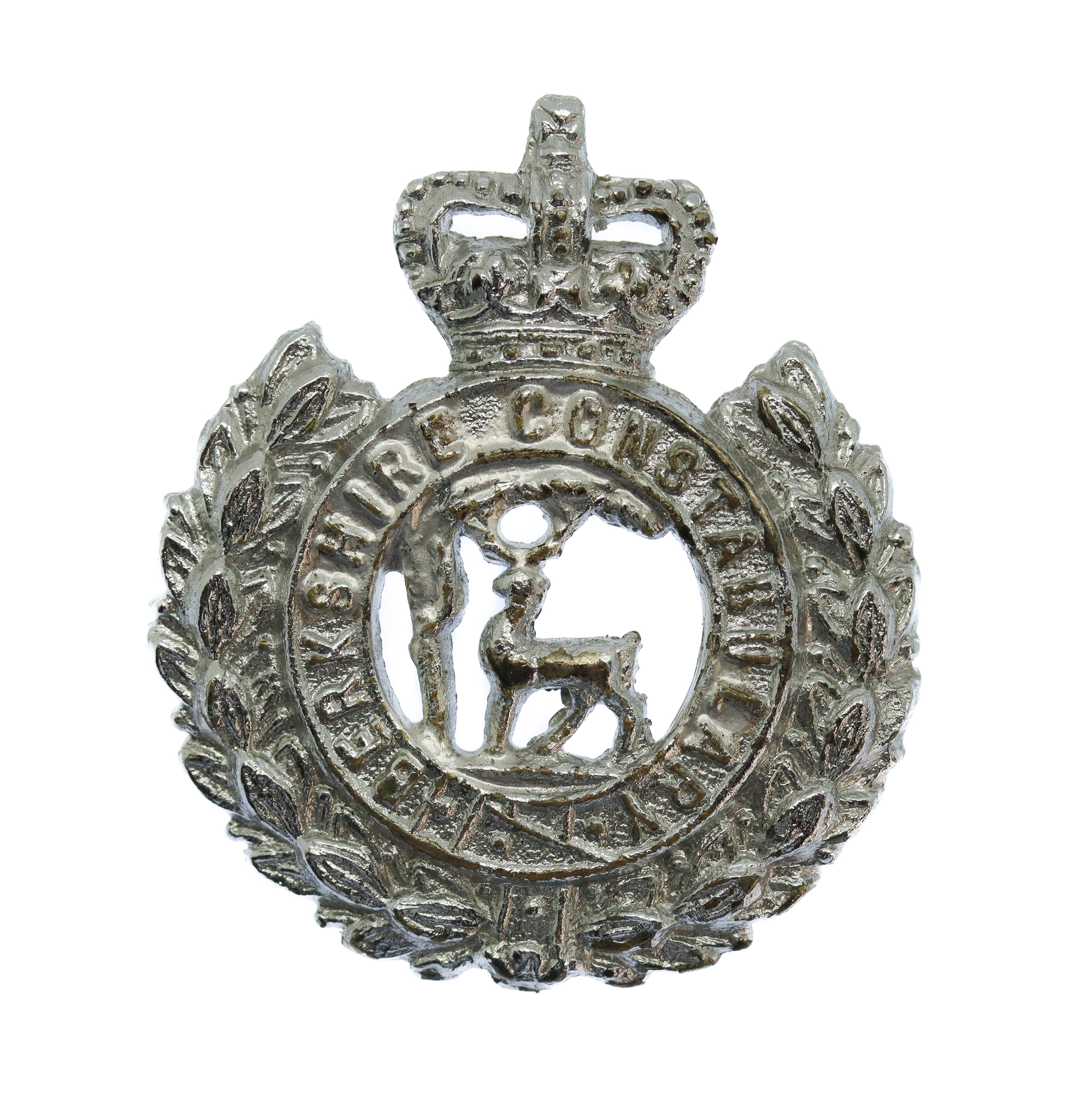 Berkshire Constabulary Collar Badge - Queen's Crown