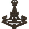 Yorkshire Regiment (Green Howards) Officer's Service Dress Cap Badge 