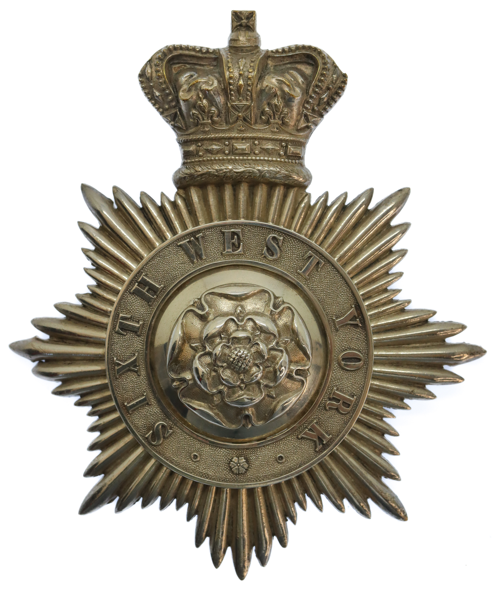Victorian 6th West York Militia Officer's Shako Plate