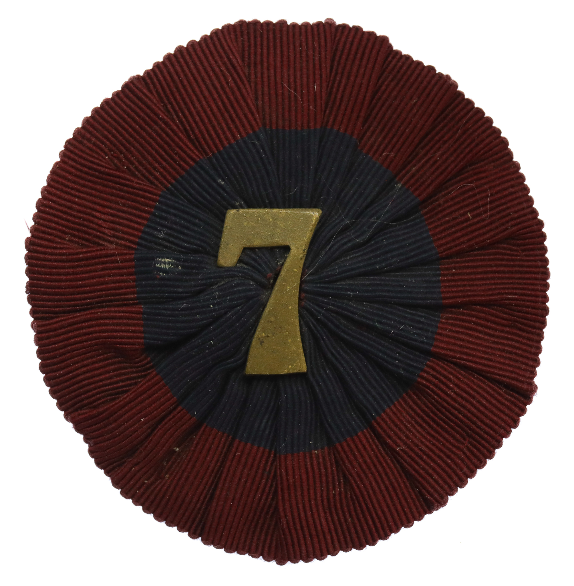Boer War 7th (1st Leicestershire) Coy. 4th Battalion Imperial Yeomanry Slouch Hat Badge Rosette