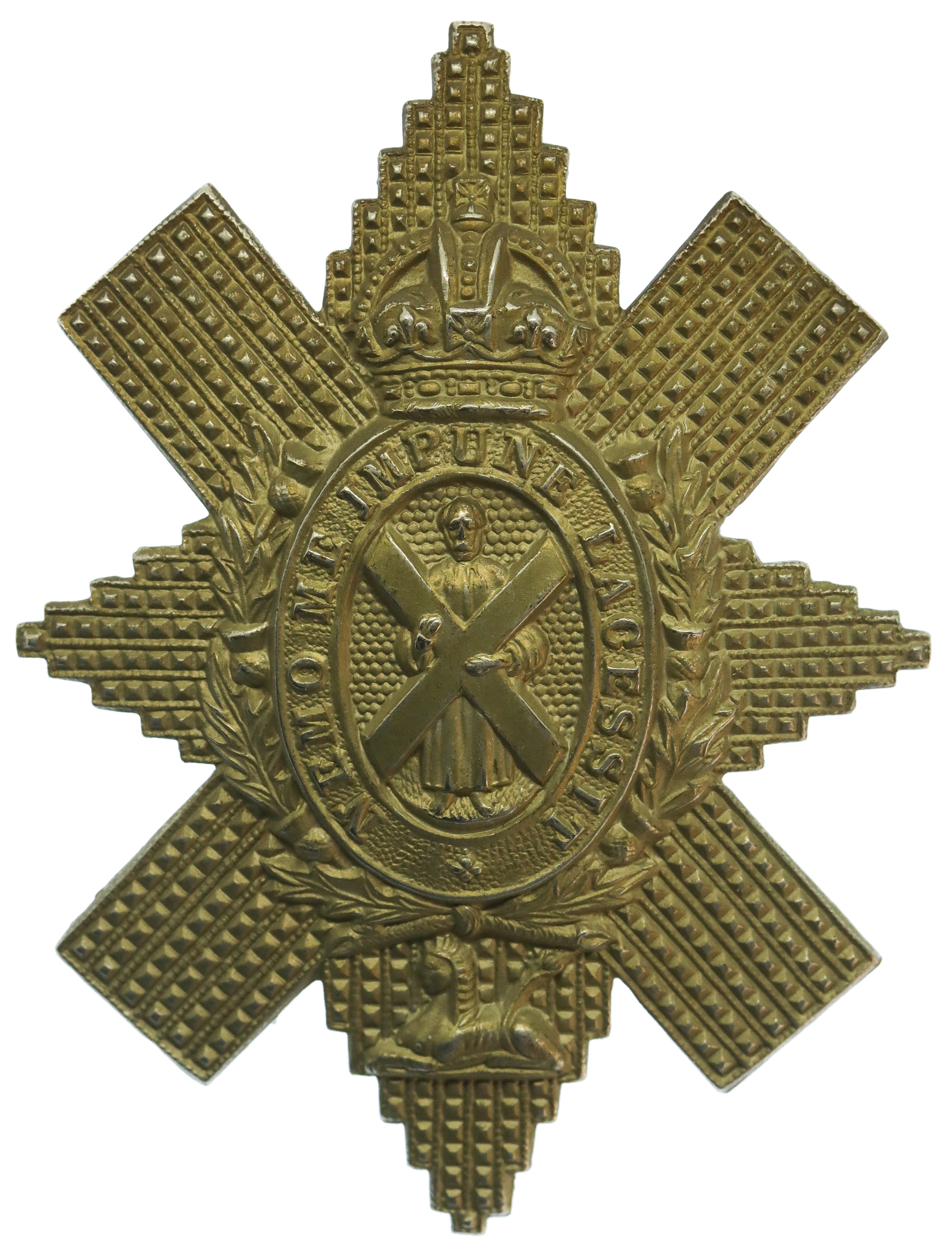 Black Watch (The Royal Highlanders) Cap Badge - King's Crown