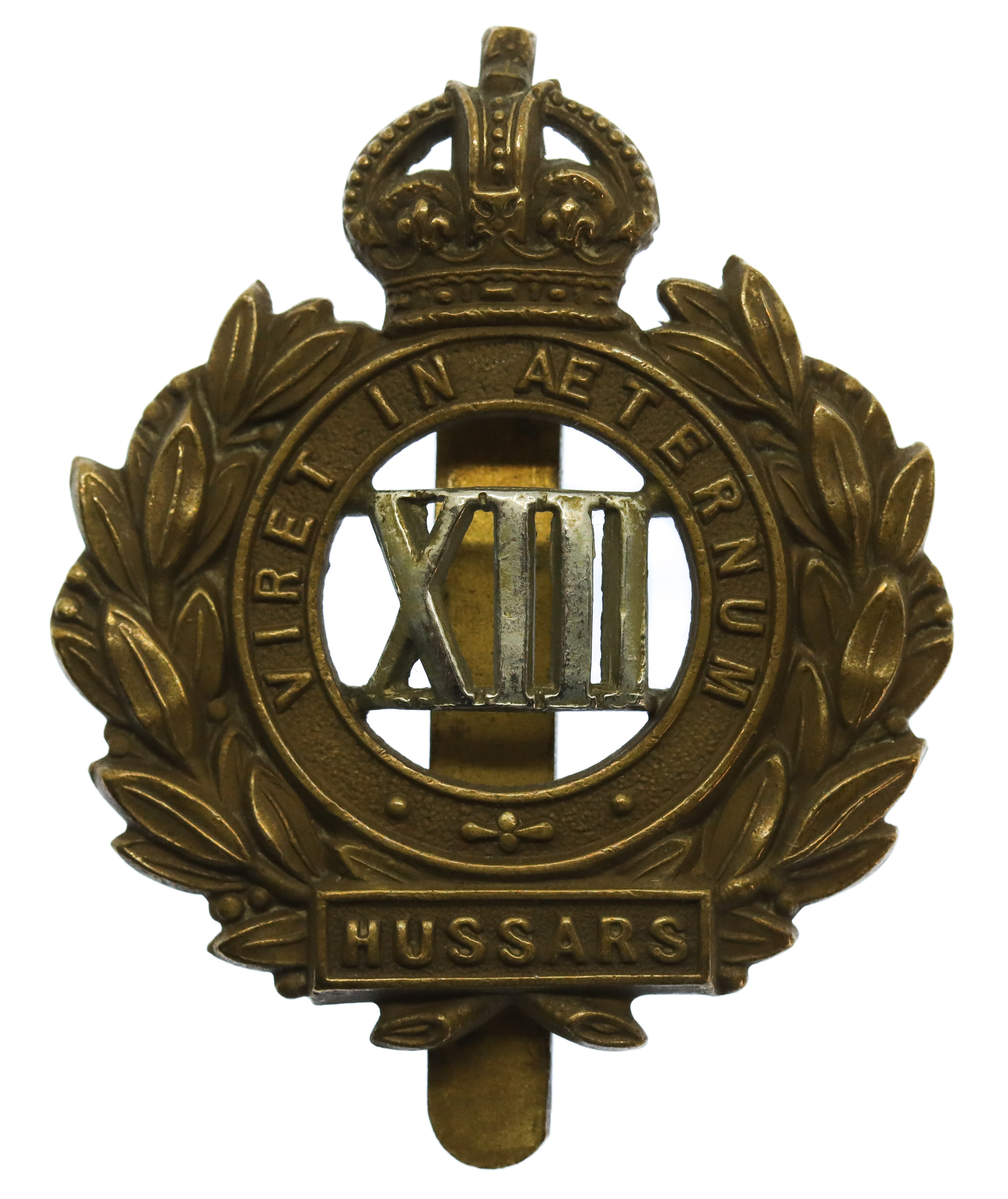 Edwardian 13th Hussars Cap Badge