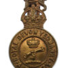 Royal Devon Yeomanry (Artillery) Cap Badge - King's Crown
