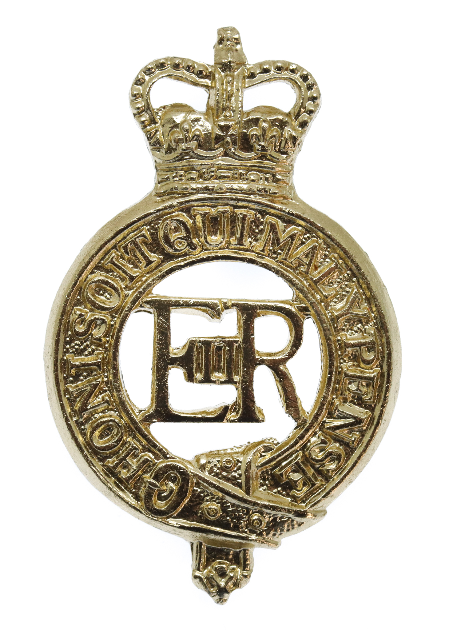 EIIR Household Cavalry Anodised (Staybrite) Cap Badge