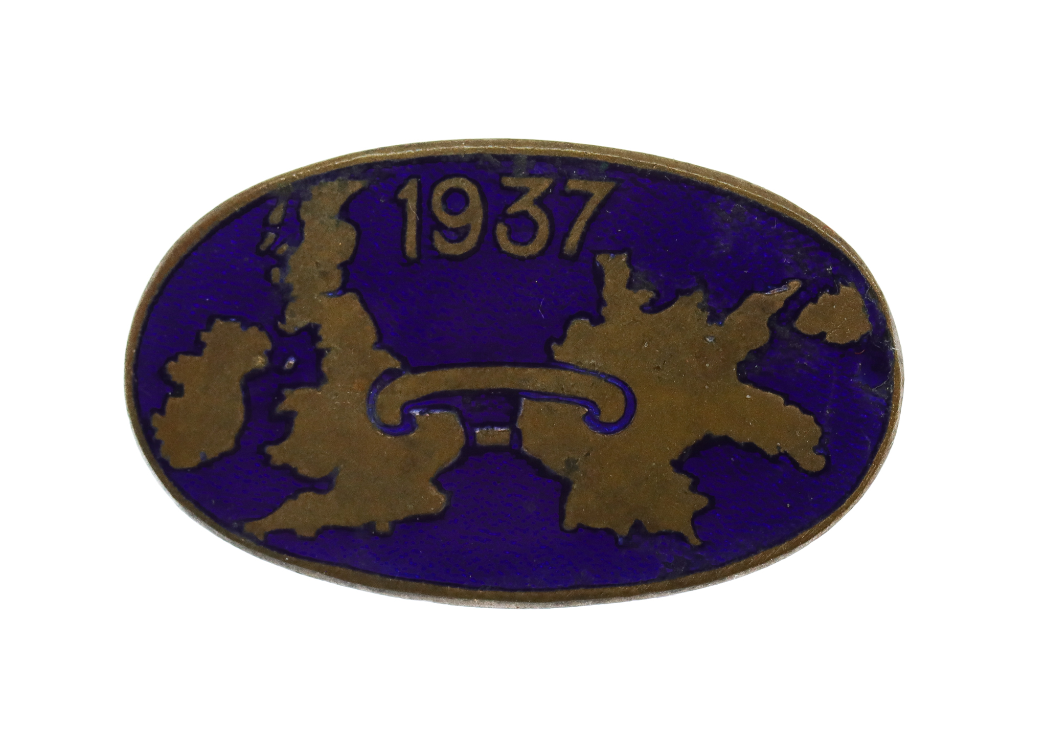 Rare 'Link' 1937-1939 Anglo German Fascist Supporters Enamelled Badge