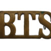 Boys Technical School (B.T.S.) Shoulder Title