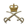Royal Army Physical Training Corps (R.A.P.T.C.) Officer's Silvered & Gilt Collar Badge - Queen's Crown