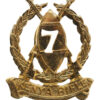 7th Kenya Rifles Anodised (Staybrite) Cap Badge