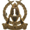 1st Kenya Rifles Anodised (Staybrite) Cap Badge