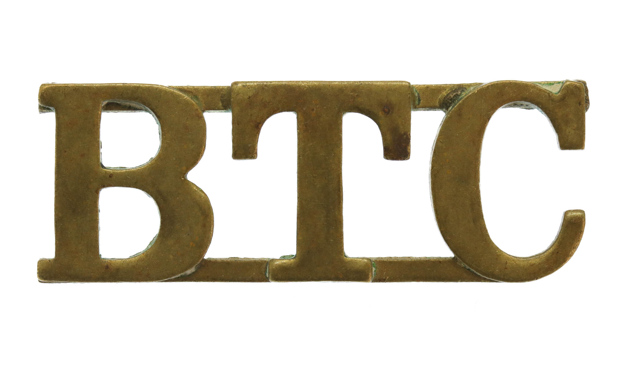 Bank Top Cadets (B.T.C.) Shoulder Title