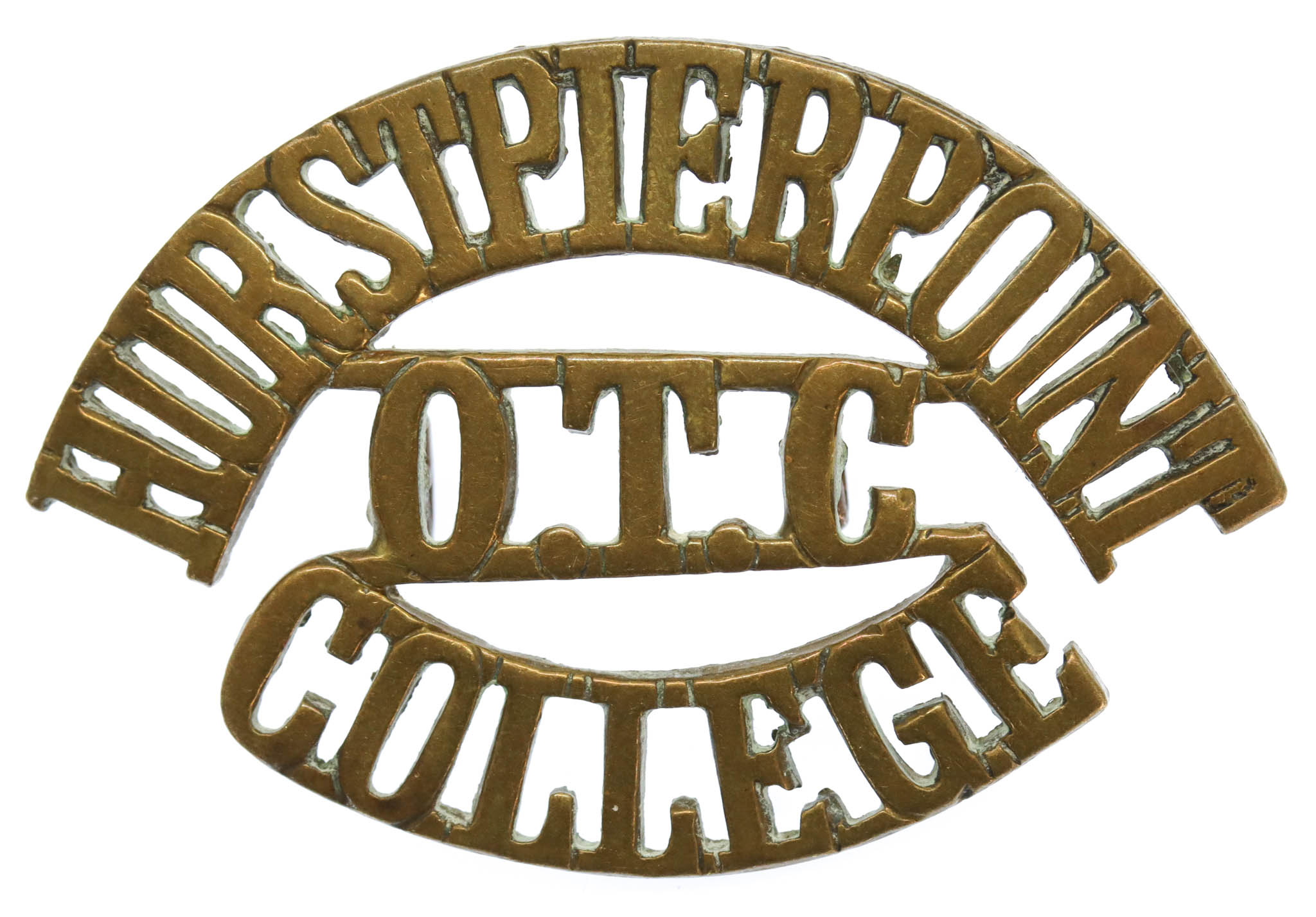 Hurstpierpoint College O.T.C. (HURSTPIERPOINT/O.T.C./COLLEGE) Shoulder Title