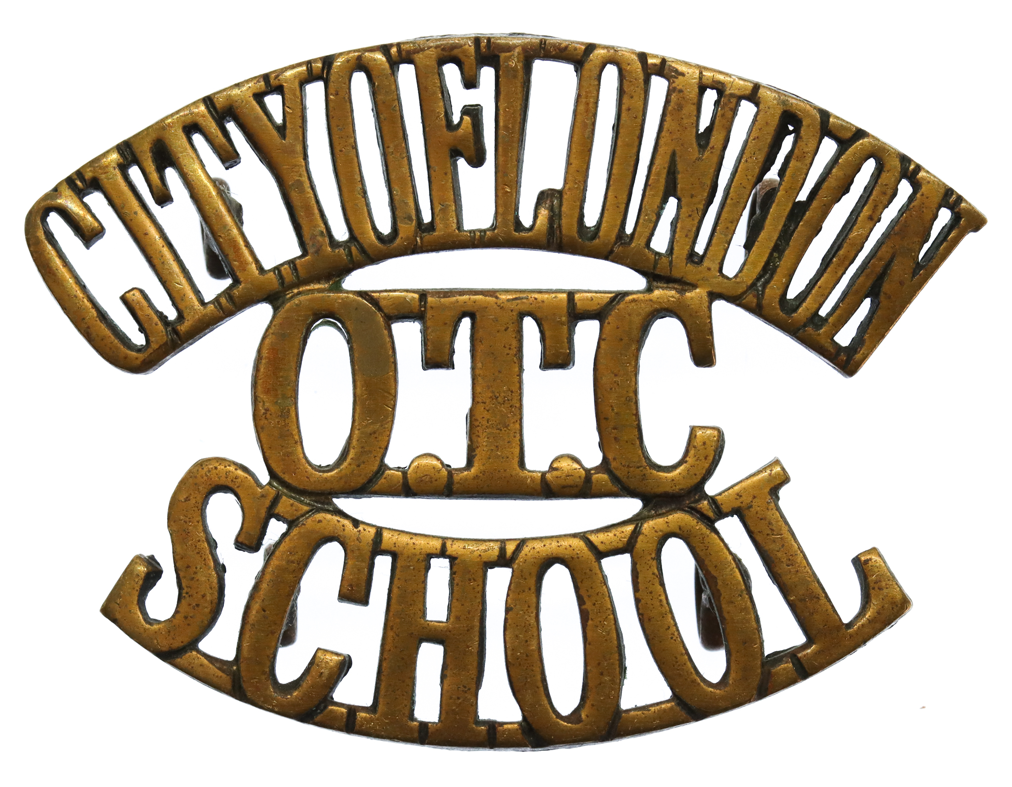 City of London School O.T.C. (CITY OF LONDON/O.T.C./SCHOOL) Shoulder Title