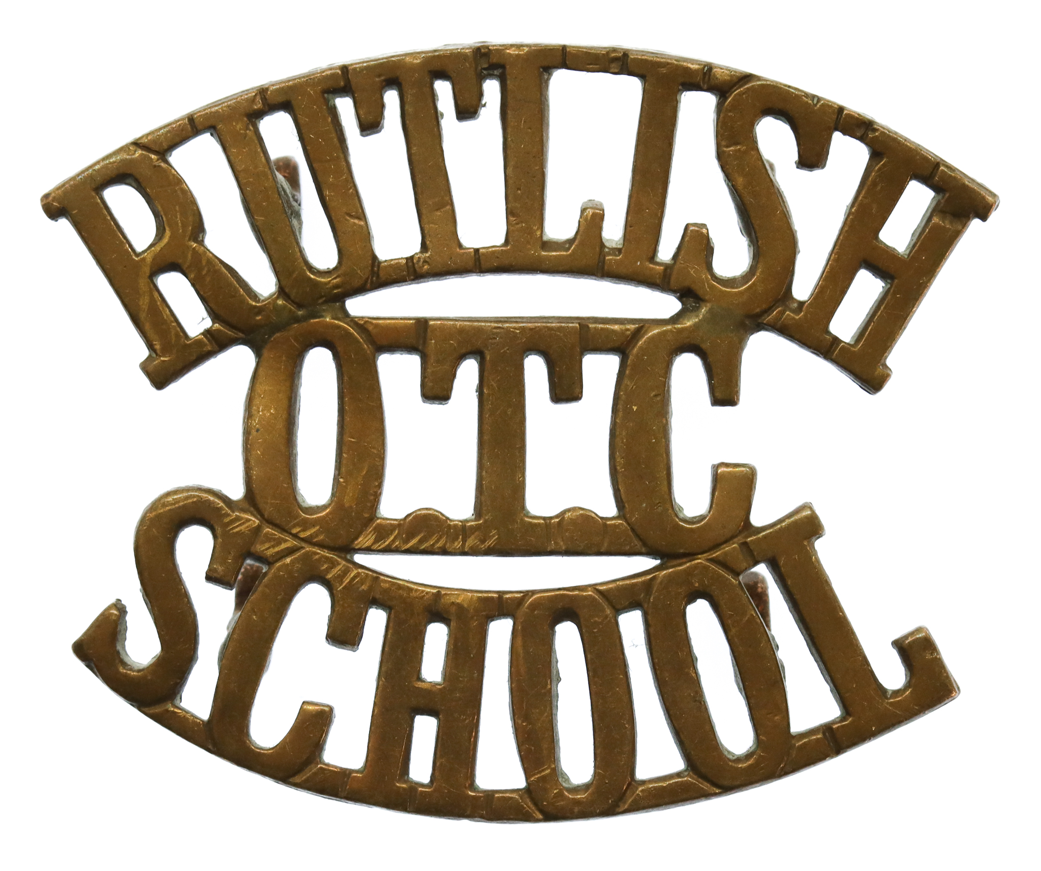 Rutlish School O.T.C. (RUTLISH/O.T.C./SCHOOL) Shoulder Title