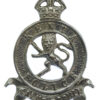 Kenya Police Chrome Cap Badge - King's Crown