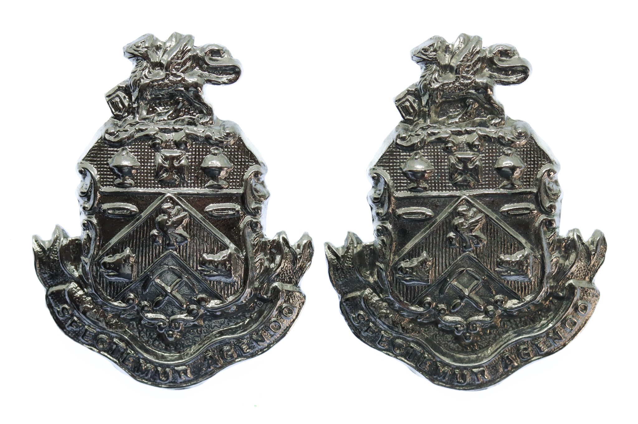 Pair of Barnsley Borough Police Collar Badges