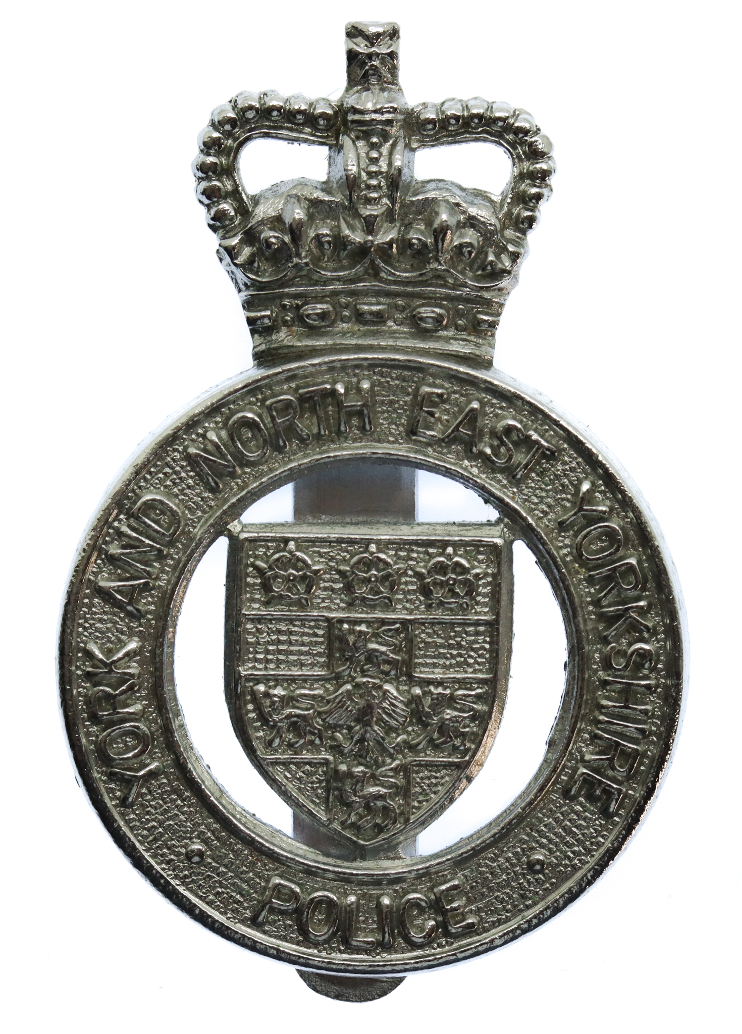 York and North East Yorkshire Police Cap Badge - Queen's Crown