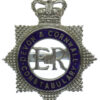 Devon & Cornwall Constabulary Senior Officer's Enamelled Cap Badge - Queen's Crown